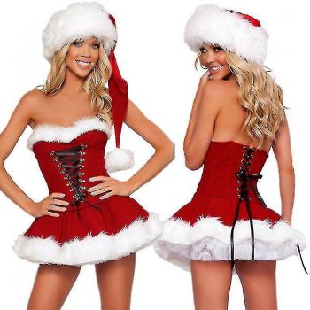 Père Noël Sexy Costume Femme Taille L