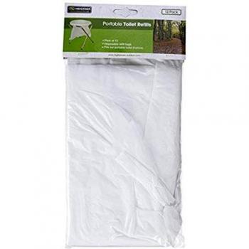 Pack haut de gamme Highlander : 12 sacs jetables pour toilettes portables