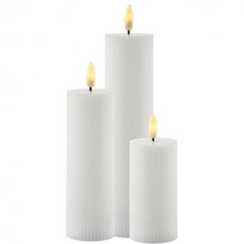 Candela a LED Sirius Smilla (3 unità)