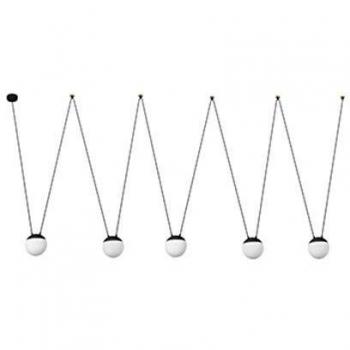 Faro Mine 5 Light Grey Suspension Pendant, E27