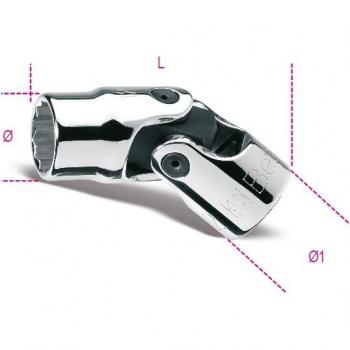 Beta 3/8 Swivel Bi-Hex Socket