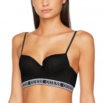 Guess O77C01JR017, Soutien-Gorge Push-up Femme, Noir