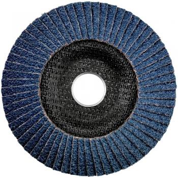 Disque à lamelles METABO 125 mm P 60, corindon de zirconium, Ø trou 22.23 mm, lot de 10