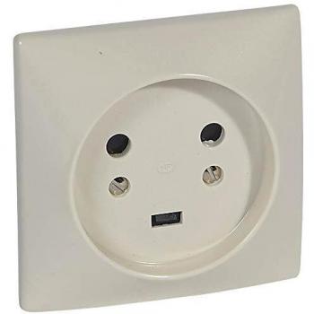 Enchufe de Legrand 2P+T 20A con Garras 80x80mm