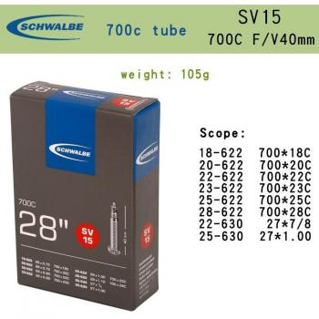 Butil Schwalbe Tubo Interior 700C 28C Ciudad