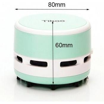 Mini Aspirateur de Bureau Tihoo pour École et Maison, Rose/Bleu/Noir