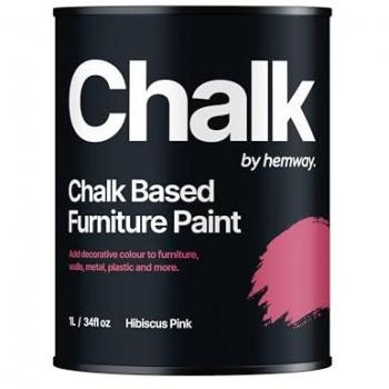 Hemway Smooth Chalky Matte Hibiscus Pink Furniture Color