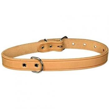 Collier Basic Trixie en taille M-L avec une longueur ajustable de 39 à 48 cm et une largeur de 22 mm, fait de matériau naturel
