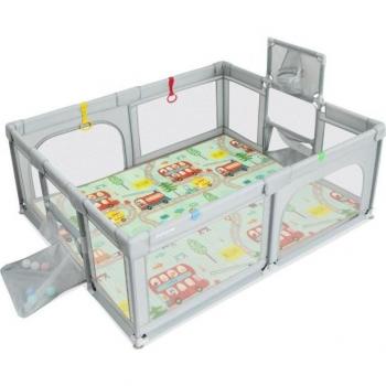 Coast Faltbarer Baby Laufstall mit Matratze und 50 Bällen