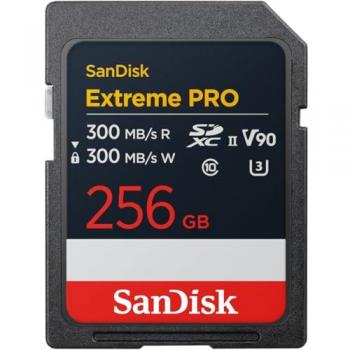 Tarjeta SD SanDisk Extreme PRO 256 GB Velocidad 300 MB/s