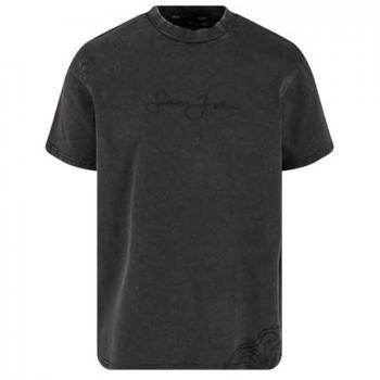 Karl Kani Kurzarmshirt mit Stickerei SCRIPT LOGO WASHED EMBROIDERY