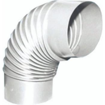 Gomiti Porcellanato Bianco SMALTO Classic 90° Ø150mm