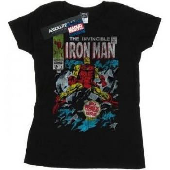 Top Marvel Iron Man Donna: Versione Disturbata ed. 1 in Cotone