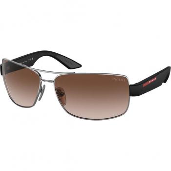 Prada Linea Rossa Hombre PS 50ZS 5AV02P Gafas de sol Metal Metal Marrón Almohada Normal Sombreado