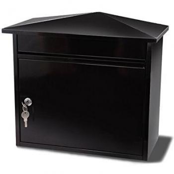 Sterling MB15BK Mersey Mailbox, 359x349x206 mm (Black)