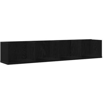 Étagère Murale Vidaxl – Chêne Noir 100 × 18 × 18 cm – Bois robuste