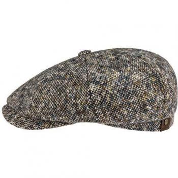 Stetson Hatteras Flatcap, Wintercap mit Schirm, 60 cm
