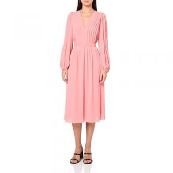 Medium Kobi Halperin Tatum V-Neck Midi in Cherry Blossom