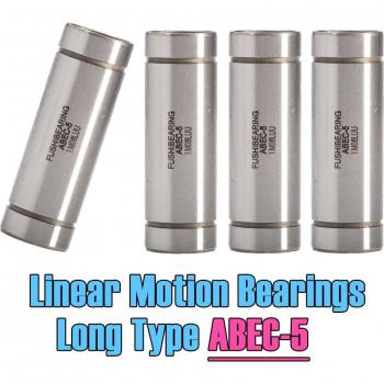 LM10LUU Long Type Linear Motion Bearings ABEC-5 (4 PCS)
