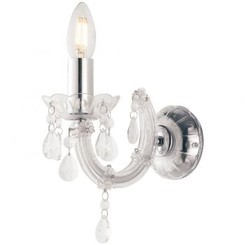 Candle Wall Light, Transparent, Houston – 22×21 cm