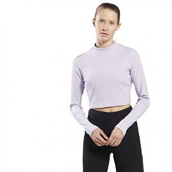 Reebok Yoga Langarmshirt für Frauen lila