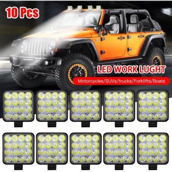 Luces de Trabajo LED 48W 1000LM 6000K 10 Unidades
