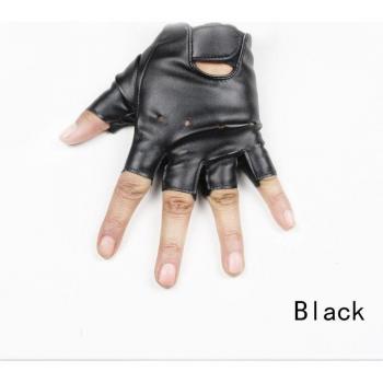 Kids Fingerless Leather Gloves by Long Keeper