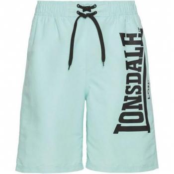 Pantaloncini Lonsdale in Tendenza Blu/Negro Regular Fit