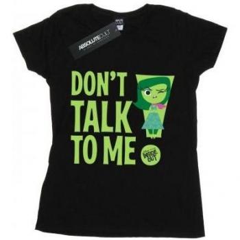 Inside Out Don't Talk to Me Women's Cotton Boyfriend T-Shirt