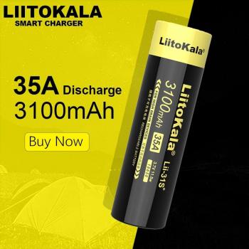 LiitoKala Lii-31S 18650 3100mAh 35A Akku für LED Taschenlampe und Elektrowerkzeuge