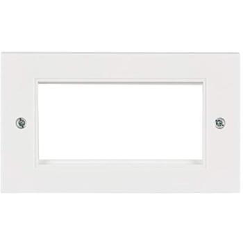Av:link Double 2G Modular Faceplate Frame – White