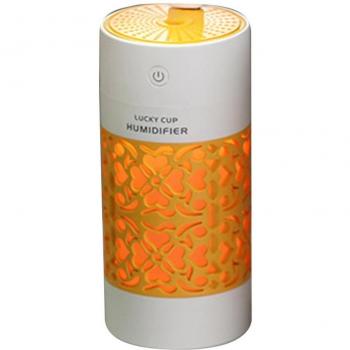 Diffuseur d'huile essentielle USB 250ML avec humidificateur d'air et lumières LED multicolores