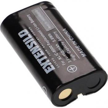 Duo de Batteries EXTENSILO pour Kodak EasyShare Z612, Z712 IS, Z812 IS Zoom, Z8612 IS (1600mAh, 3,6V, Li-ion)