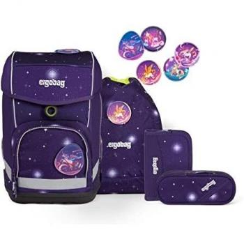 Klassisches 6‑teiliges Schulrucksack-Set Ergobag Cubo – 1. Klasse