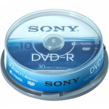 Sony DVD-R vírgenes 10 unidades 1.4 GB