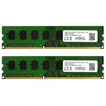 RAM Dimm Desktop DDR3 16GB (2×8GB) 1600 MHz 1,35 V Low Voltage 240 Pin
