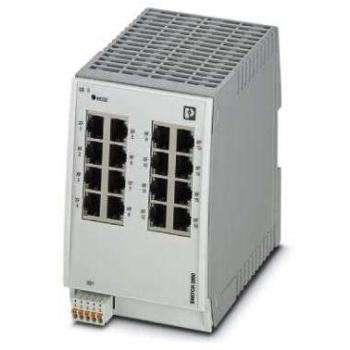 Switch de Red Phoenix Contact 2702903, 16 puertos RJ45, Montaje en Carril DIN, 10/100Mbit/s