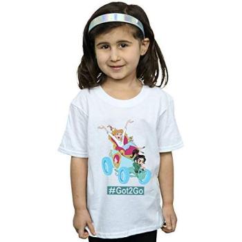 Cinderella Meets Vanellope T-Shirt – White, 12‑13 Years Old
