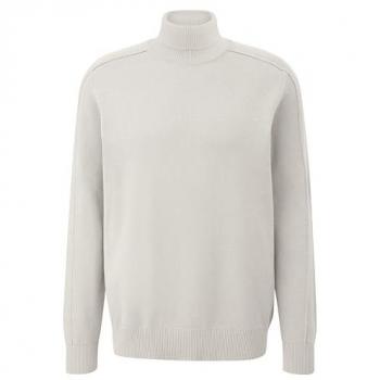 S.Oliver Herren Rollkragenpullover Regular Fit Écru