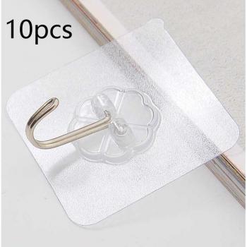 Gancho adhesivo resistente para carga pesada, 5/10 uds, ventosa impermeable