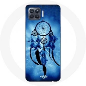 Oppo A93 Blue Case with Dream Catcher Design