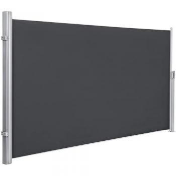 Store latéral rétractable 280 g/㎡ gris foncé