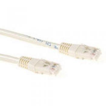 ACT 7m Cat6a U/UTP Netzwerkkabel Elfenbein