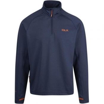 Gleeson Dlx Felpa Navy Marl – Mezza Zip XL