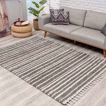 Carpet City Hochflor-Teppich Pulpy 520, grau
