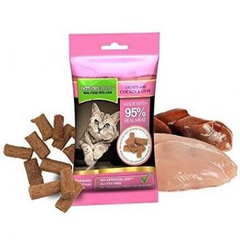Natures Menu Cat Real Meat Treats Chicken Liver Pork 60g Grain & Gluten Free