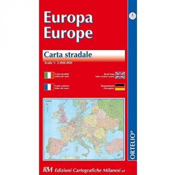 Europa.Carta stradale 1:3.000.000. Ediz. italiana, inglese, francese e tedesca