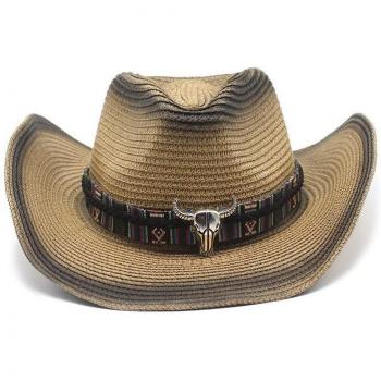 IF IFOND 2022 Western Cowboy Cowgirl Hat Lifeguard Hat