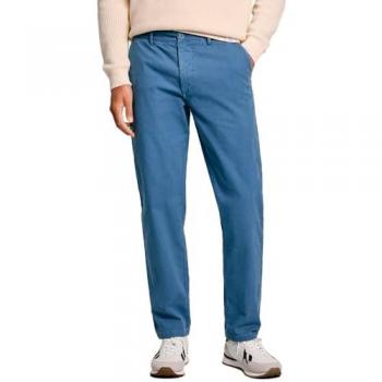Pepe Jeans Union Blue Canvas Chinos – 34 (Men)