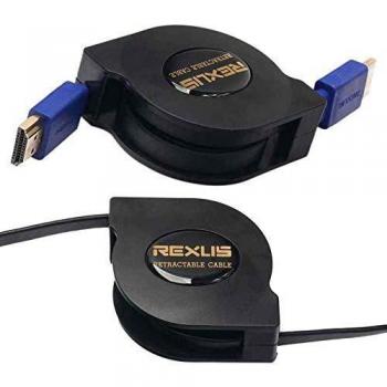 Satycon REXLIS Cable HDMI V1.4 Retráctil 1M